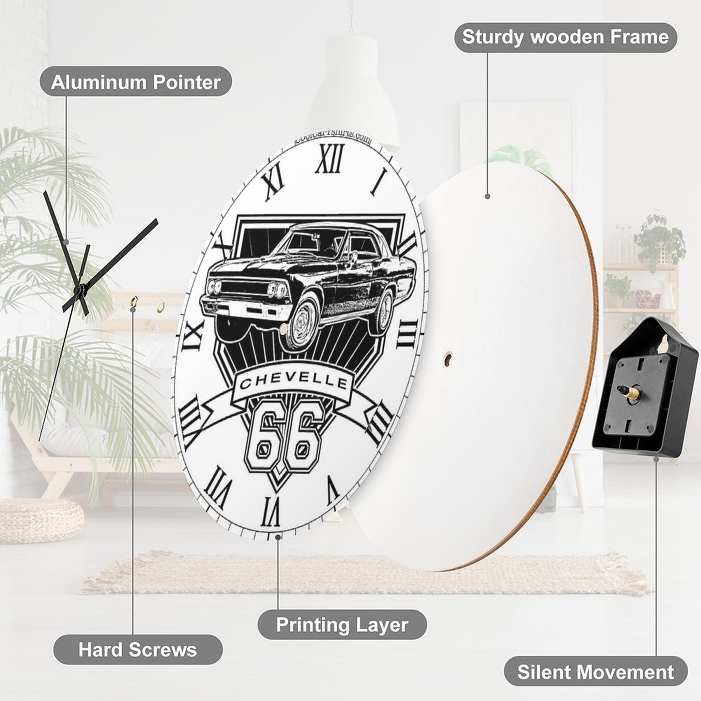 1966 Chevelle Wall Clock