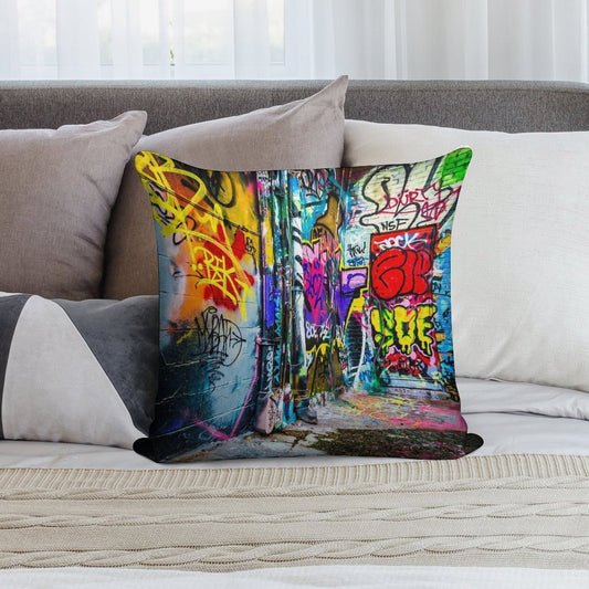 Street Art Soft Style Accent Throw Pillow