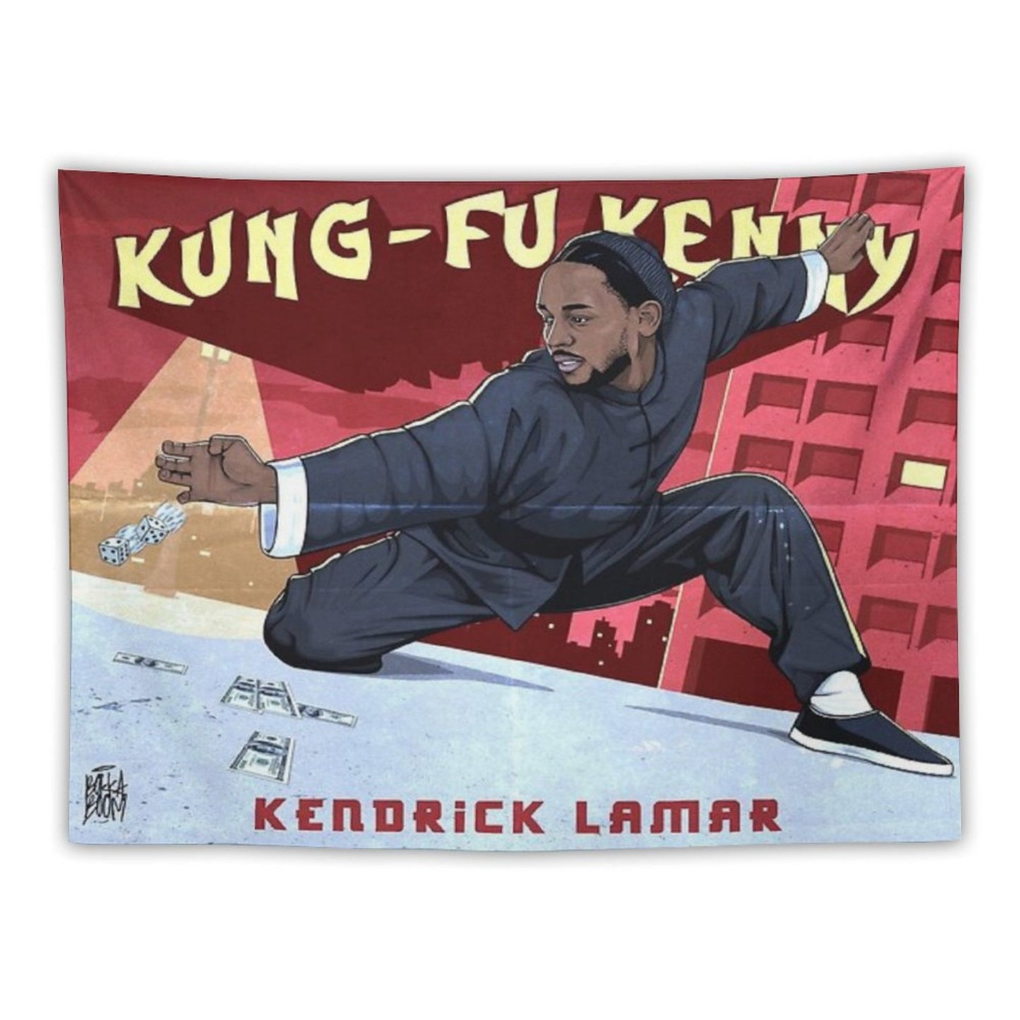 Kung Fu Kenny Tapestry
