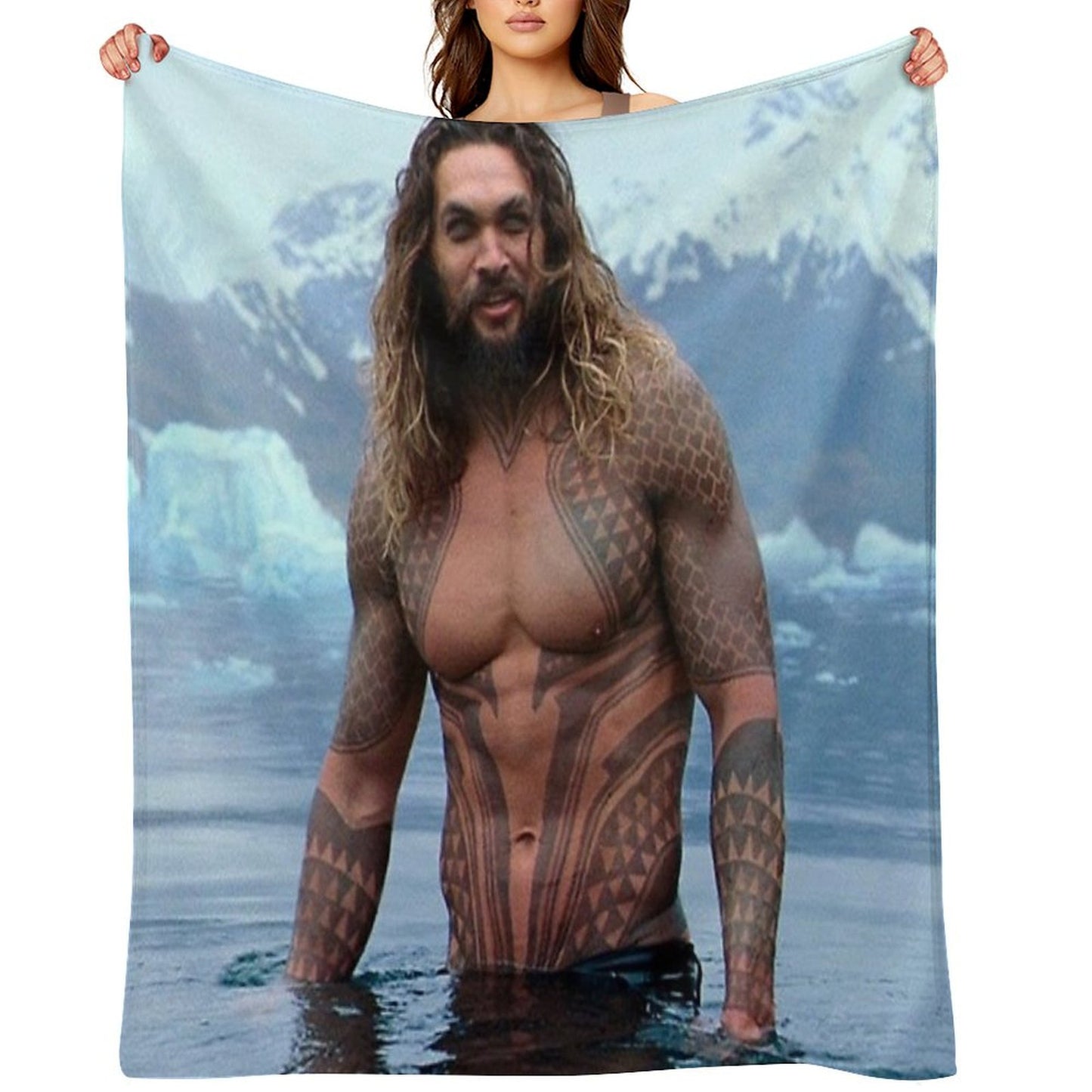 Jason Momoa Throw Blanket