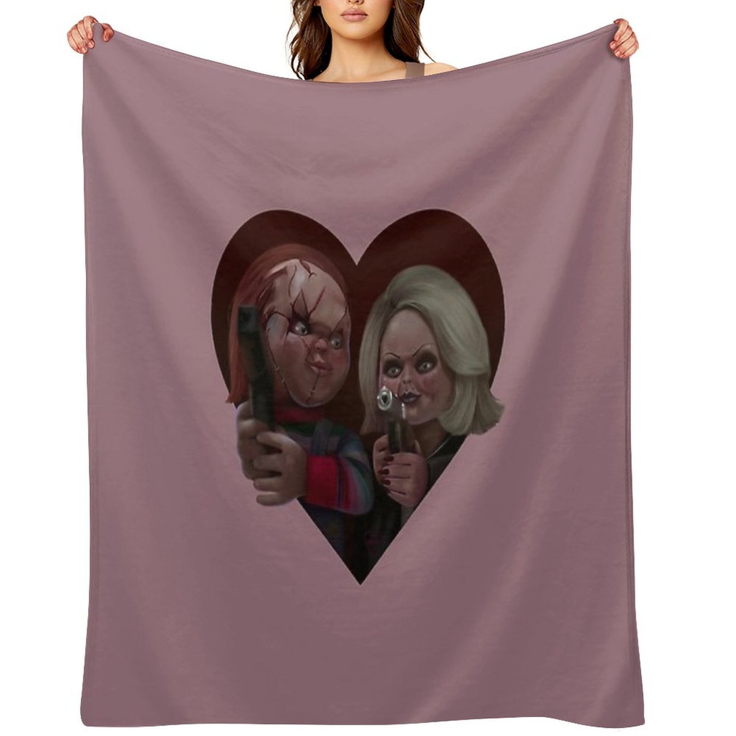Bride of Chucky Throw Blanket