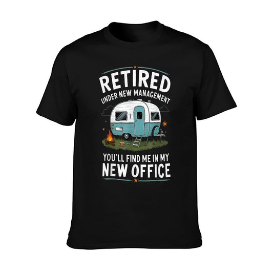 Retirement Retired Funny Camper Camp Camping T-Shirt