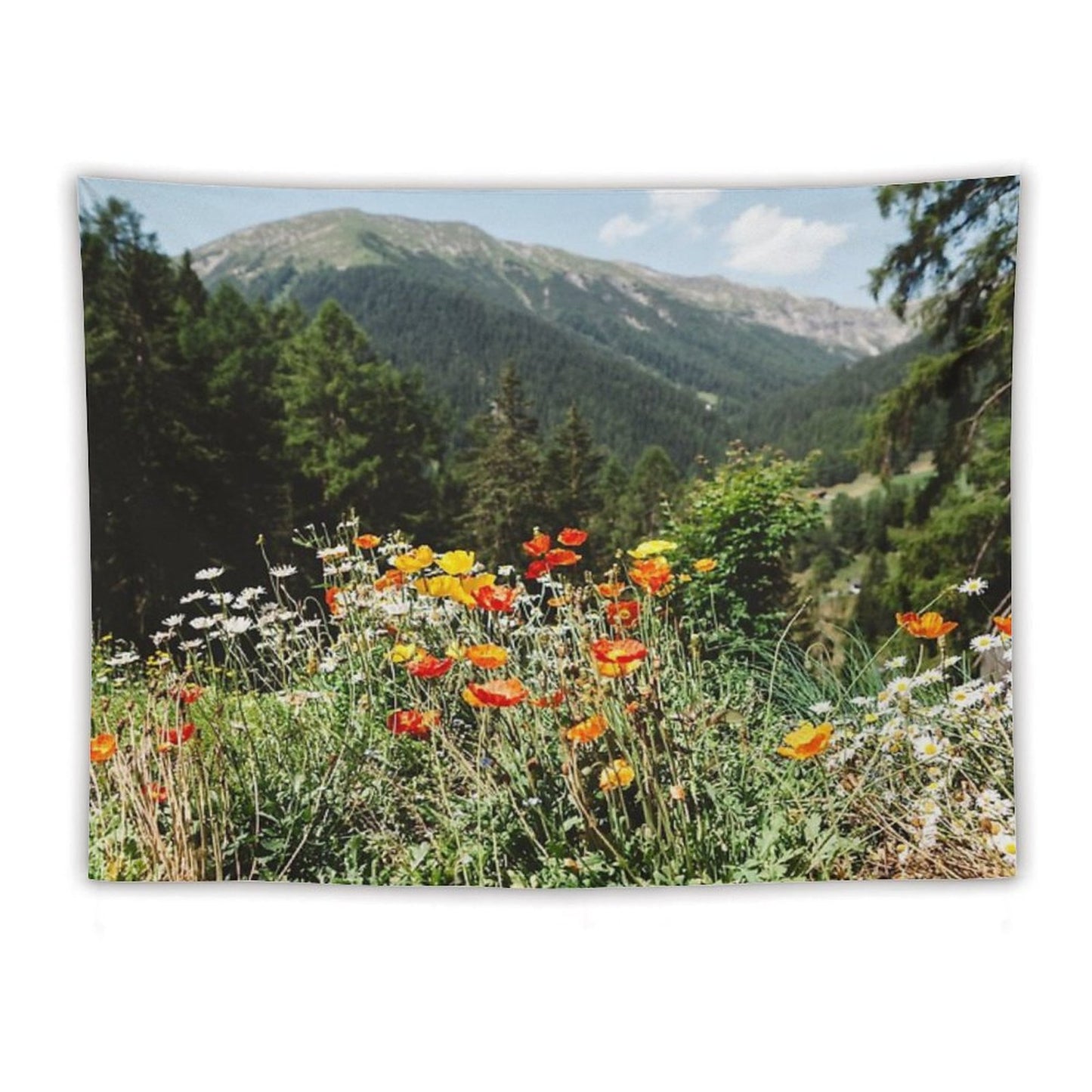 Mountain Garden Tapestry