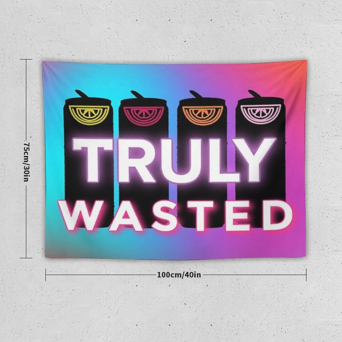 TRULY WASTED Tapestry