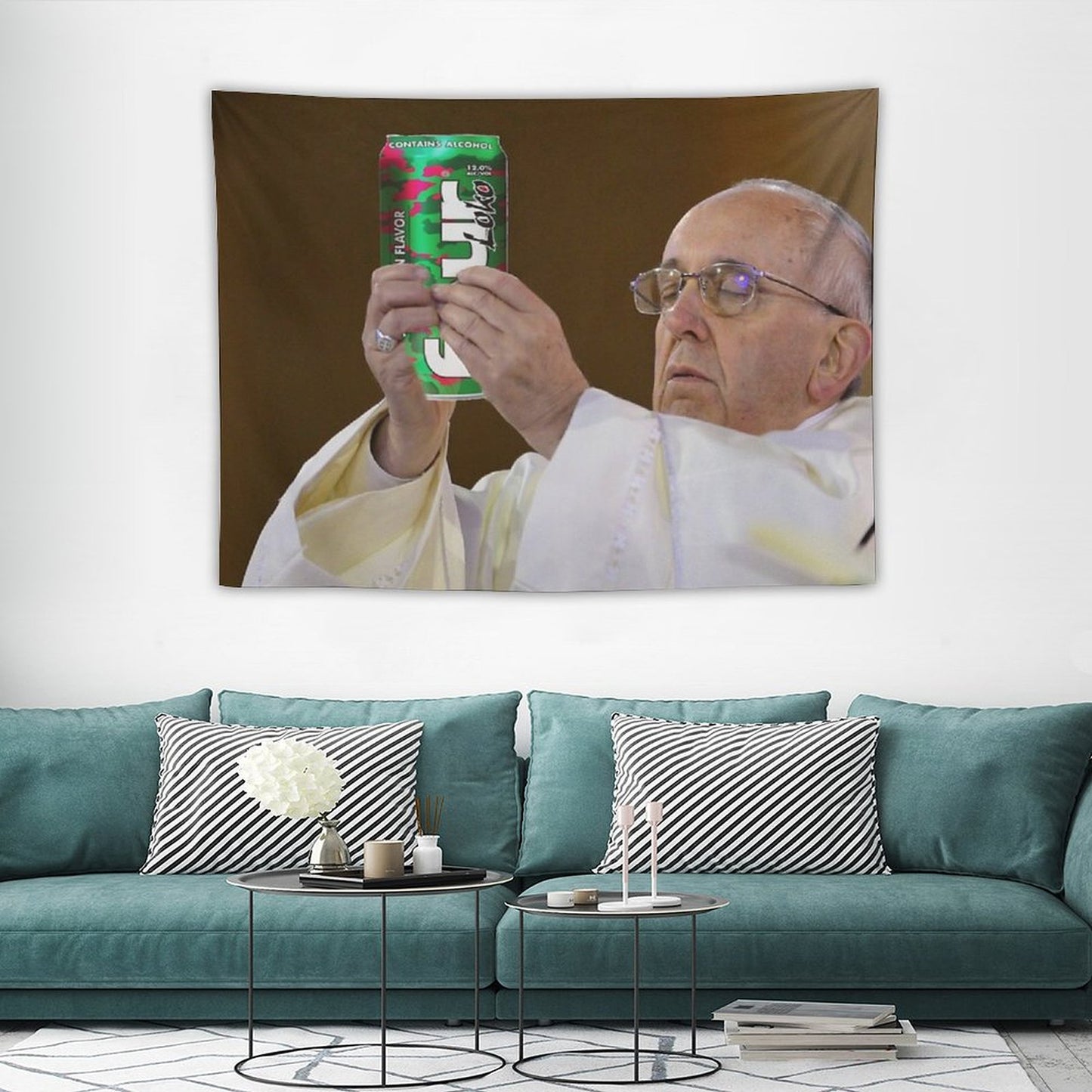 The Pope Four Loko Tapestry