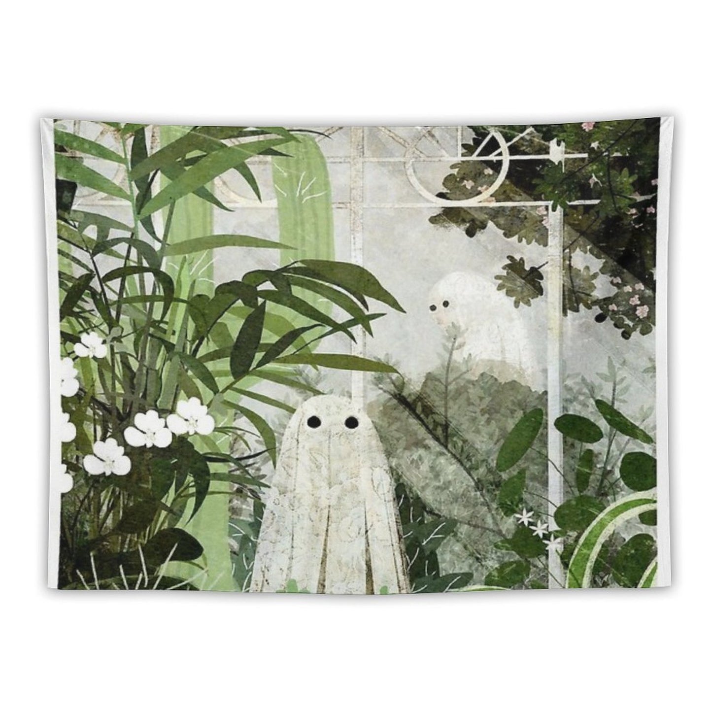 There's A Ghost in The Greenhouse Again Tapestry