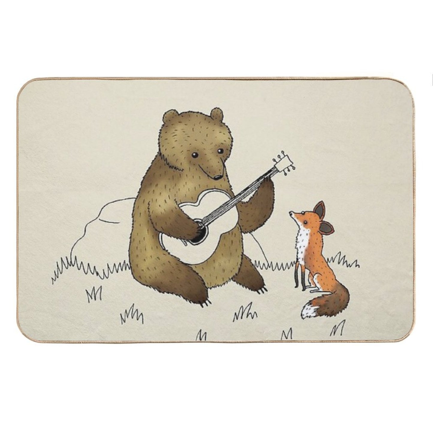 Bear & Fox Bath Mat