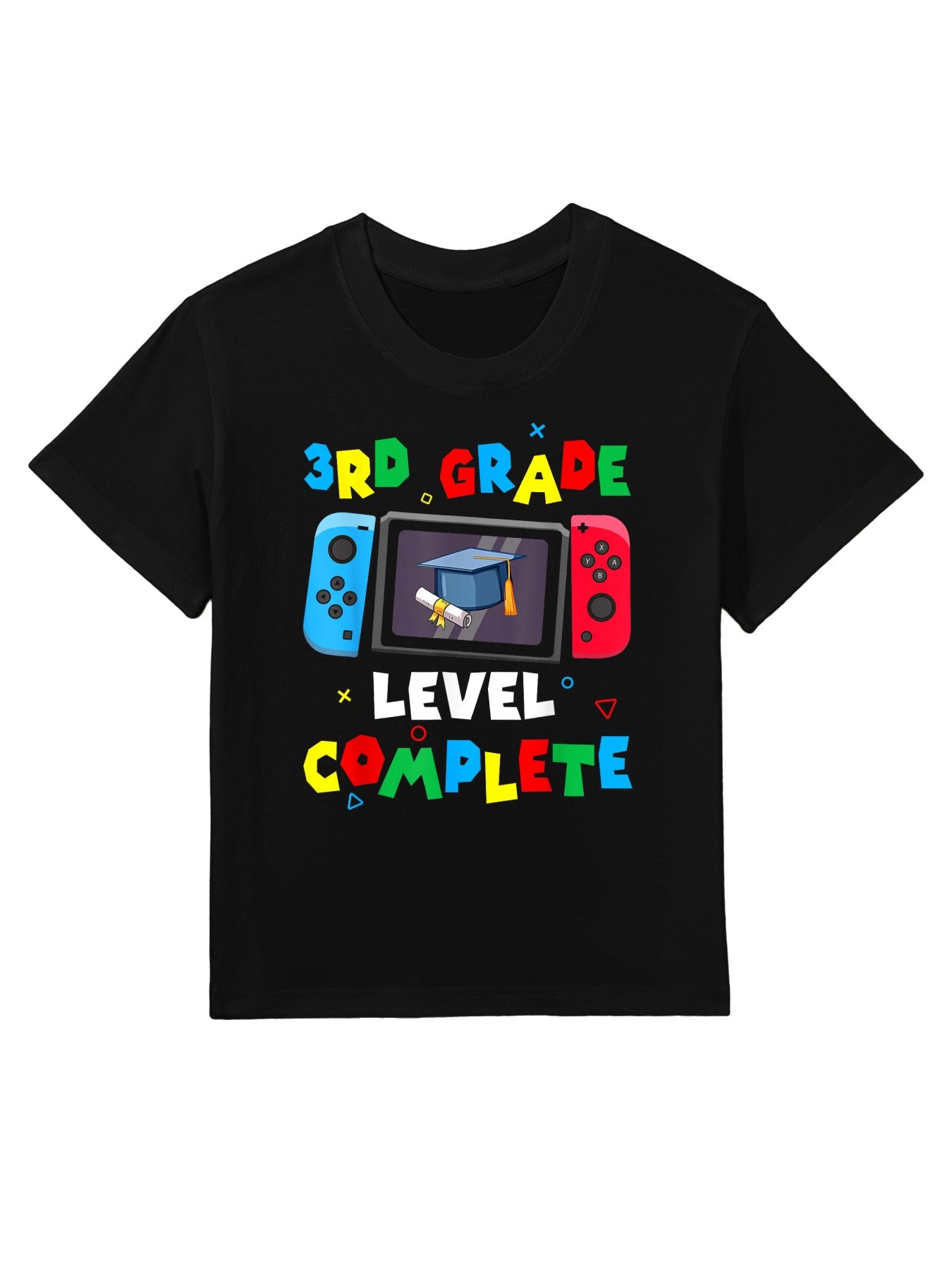 Game Controller Level 3rd Grade Complete Boys Graduation Kids T-Shirt