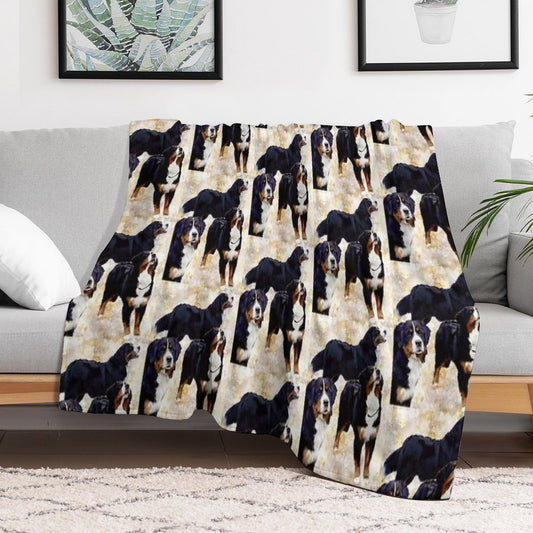 Bernese Mountain Dog Throw Blanket