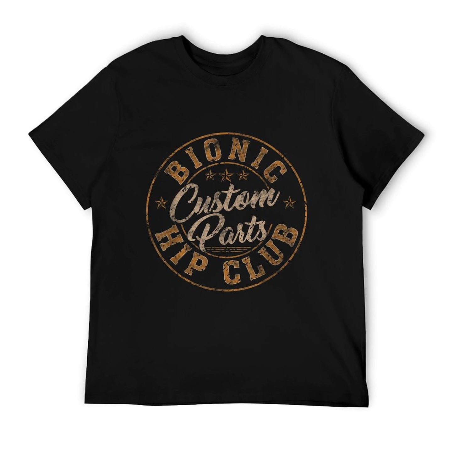 Bionic Hip Club Custom Parts Funny Hip Replacement T-Shirt