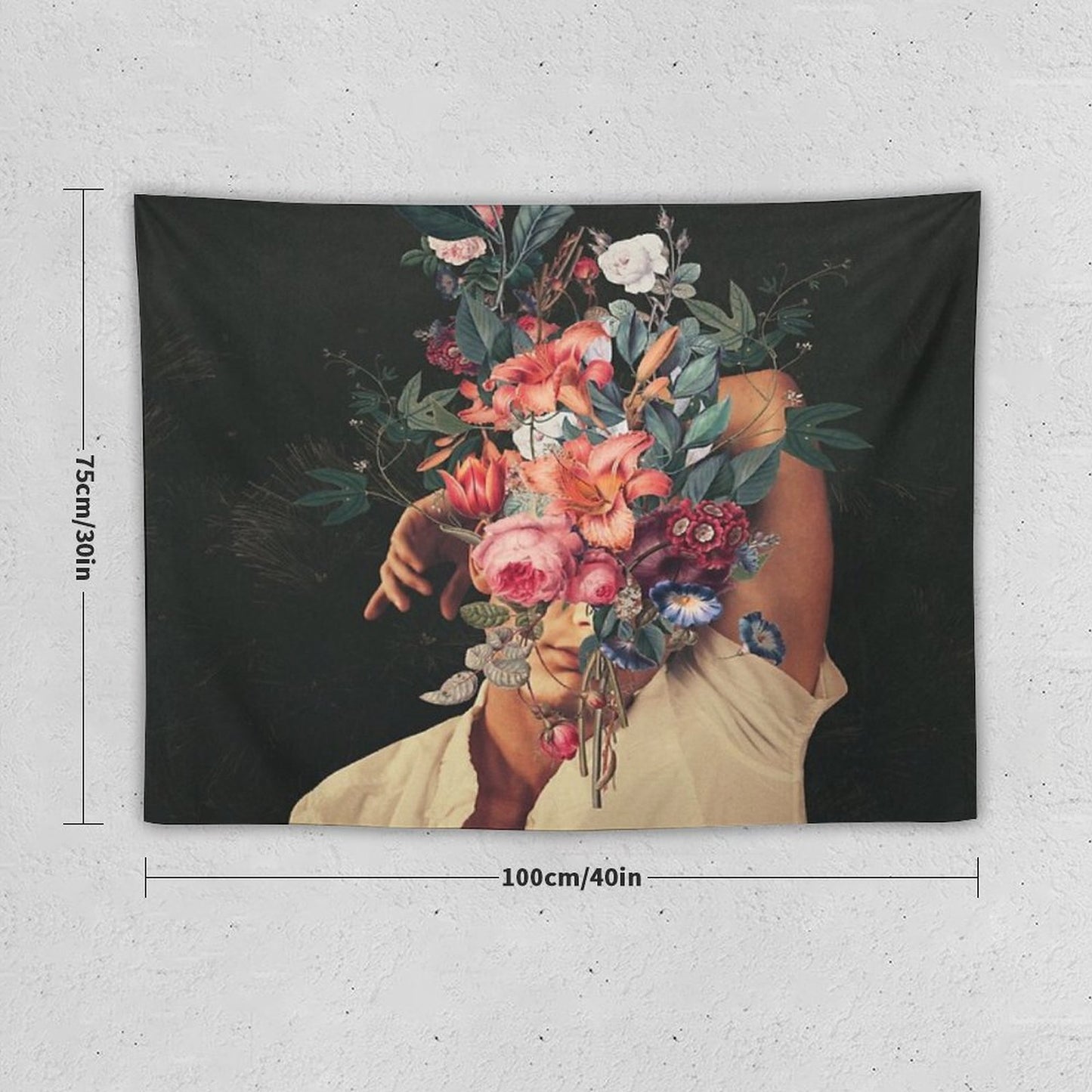 Roses Bloomed Every Time I Thought of You Tapestry