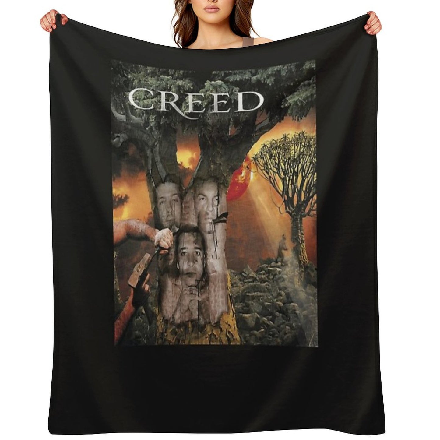 Creed Weathered Throw Blanket
