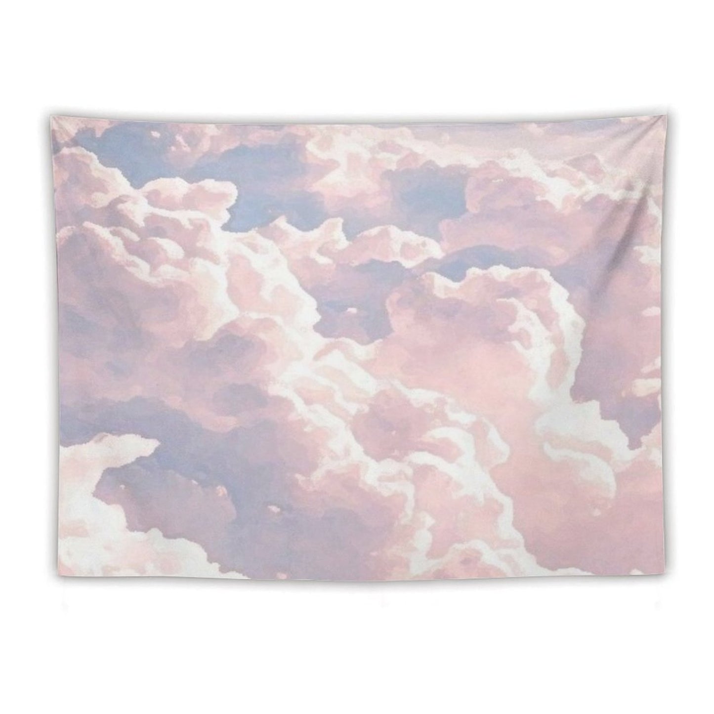 Pink Clouds Painting Tapestry