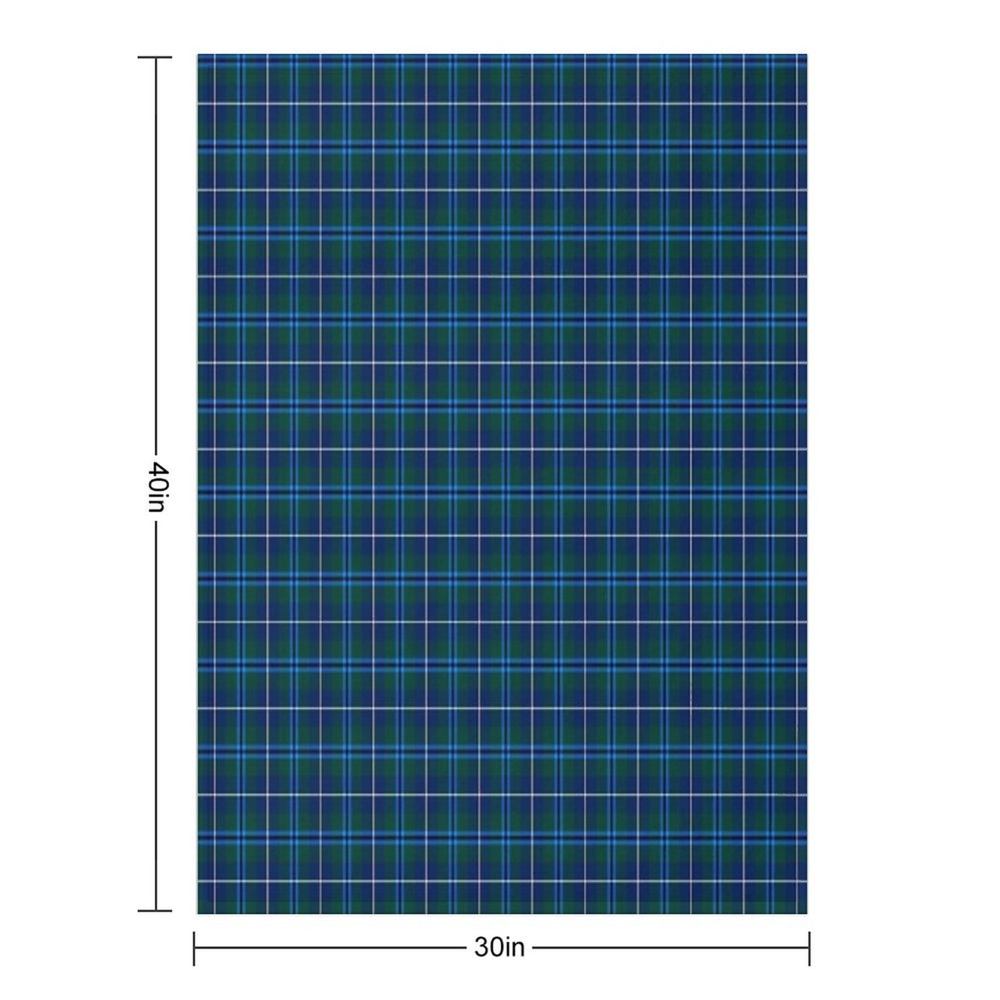 Clan Douglas Tartan Throw Blanket