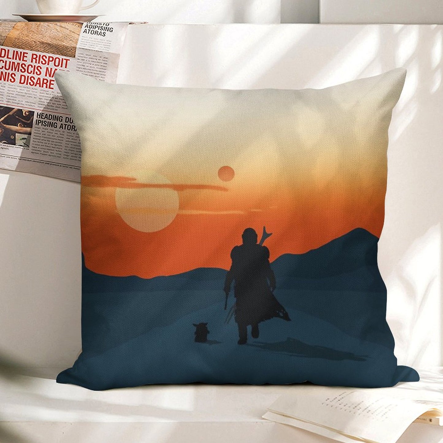 This Is The Way Linen Throw Pillow Cover