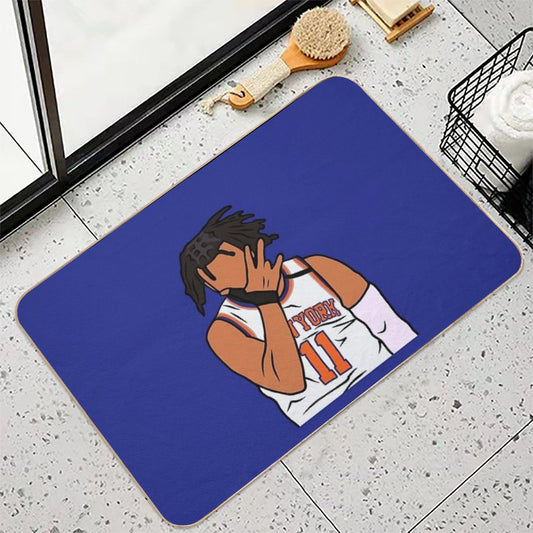 Jalen Brunson 3 Point Celebration Bath Mat