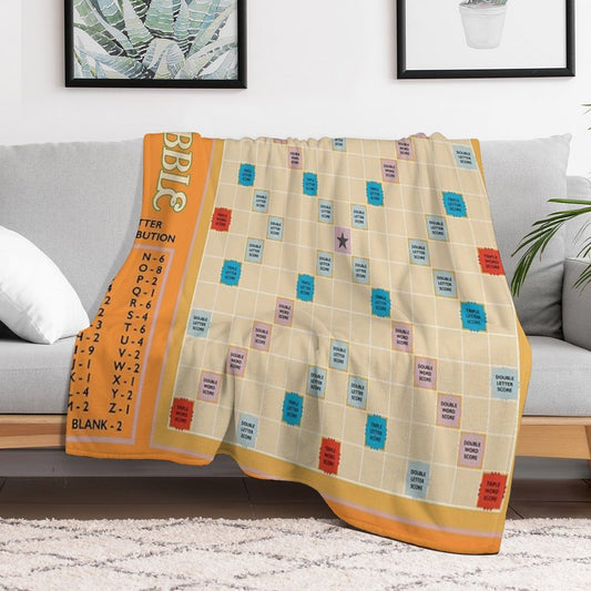 Scrabble Throw Blanket