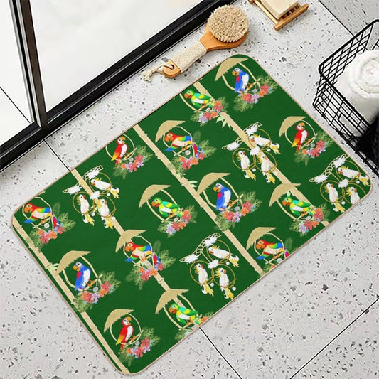 Tiki Room Birds Bath Mat