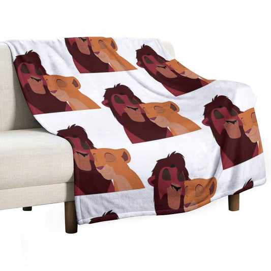 Kovu And Kiara Throw Blanket