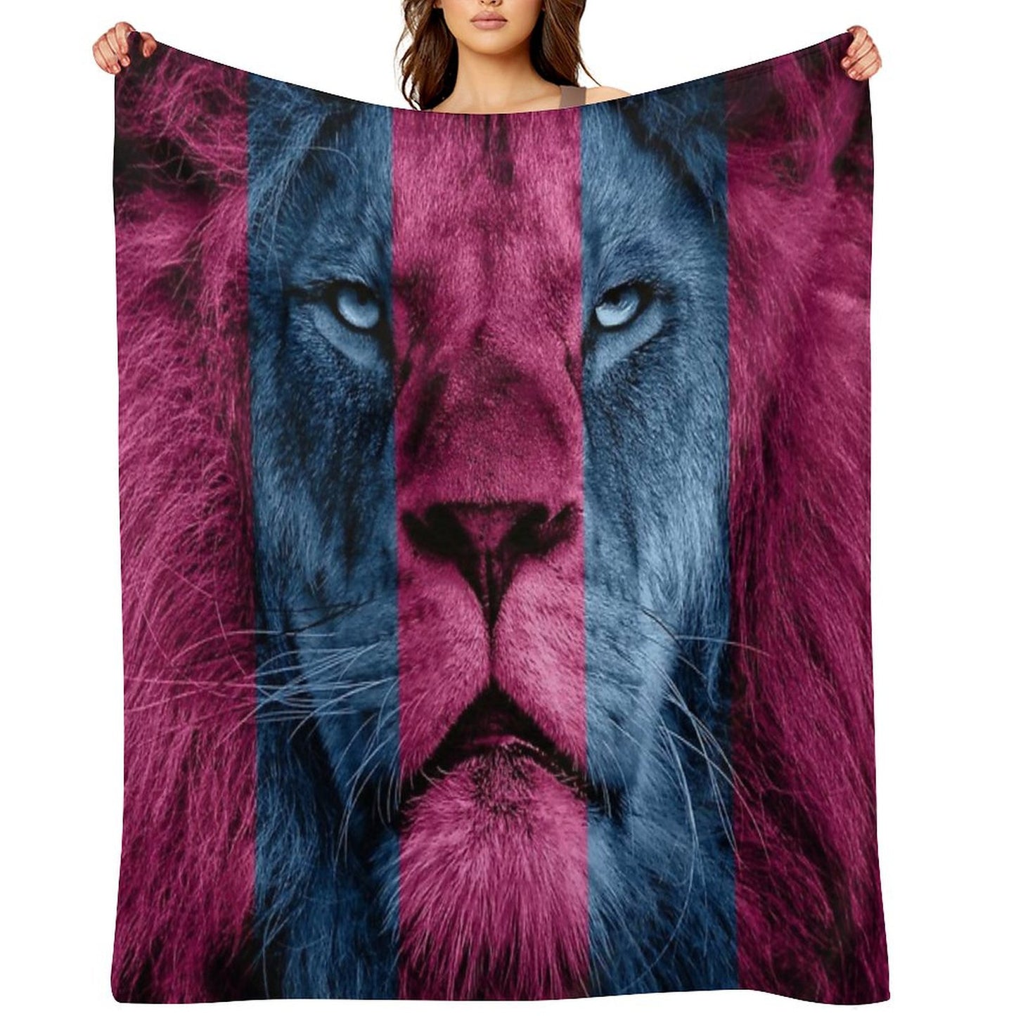 Aston Villa Lion Throw Blanket