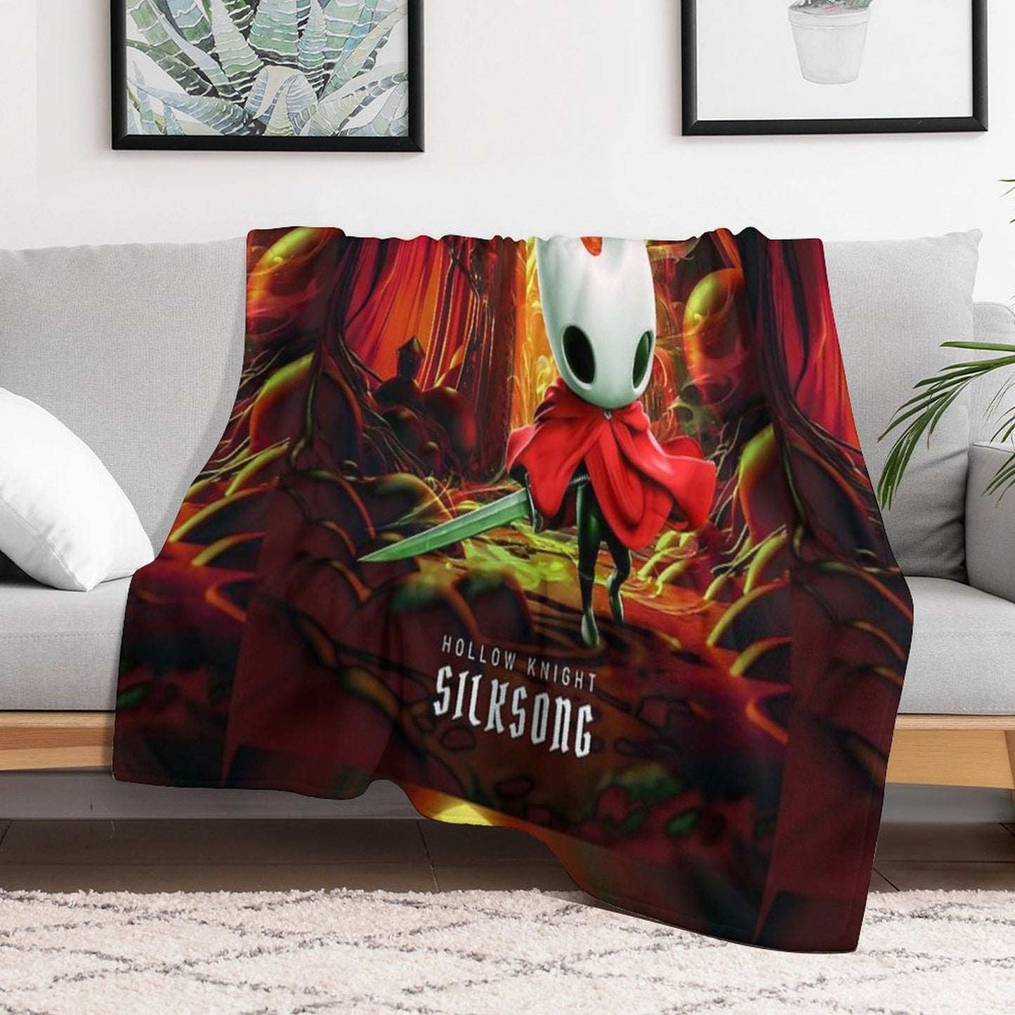 Hollow Knight Silksong Throw Blanket