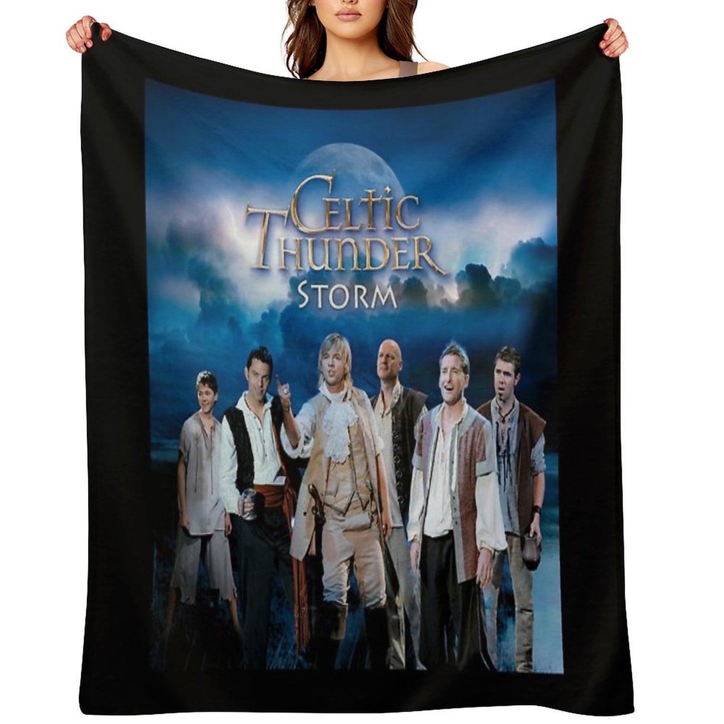 Celtic Thunder Storm Throw Blanket