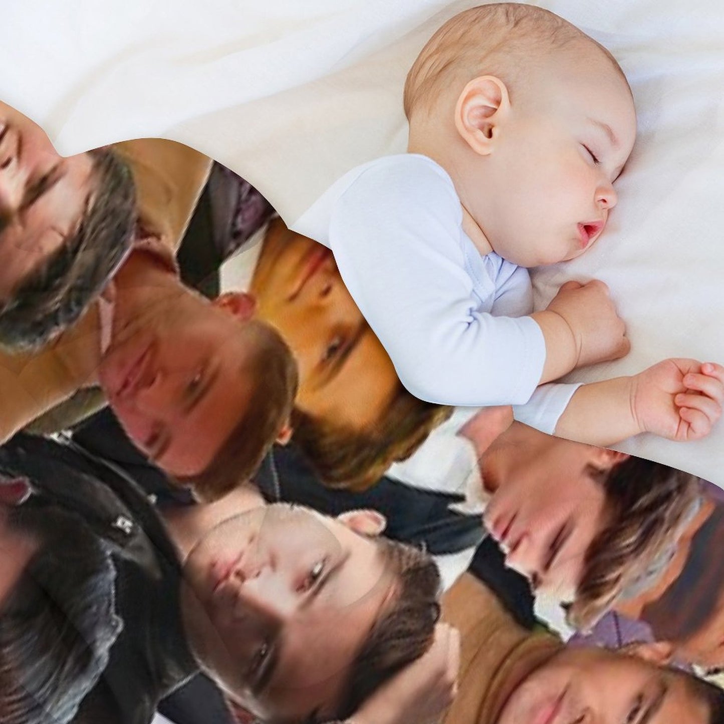 Ed Westwick Photo Collage Throw Blanket