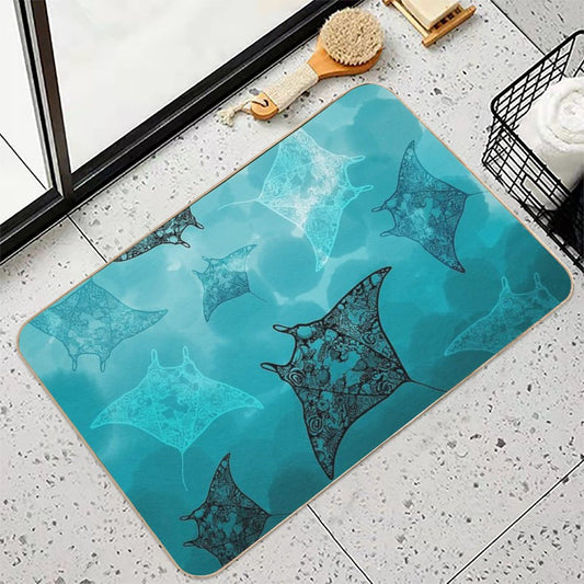 Manta's Eye View Bath Mat
