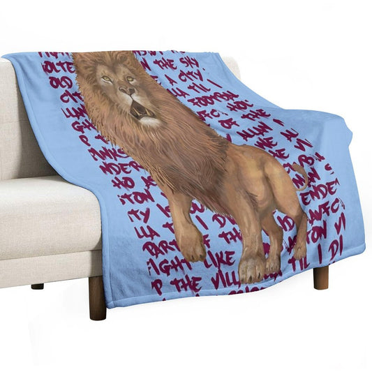 Rampant Lion AVFC Throw Blanket