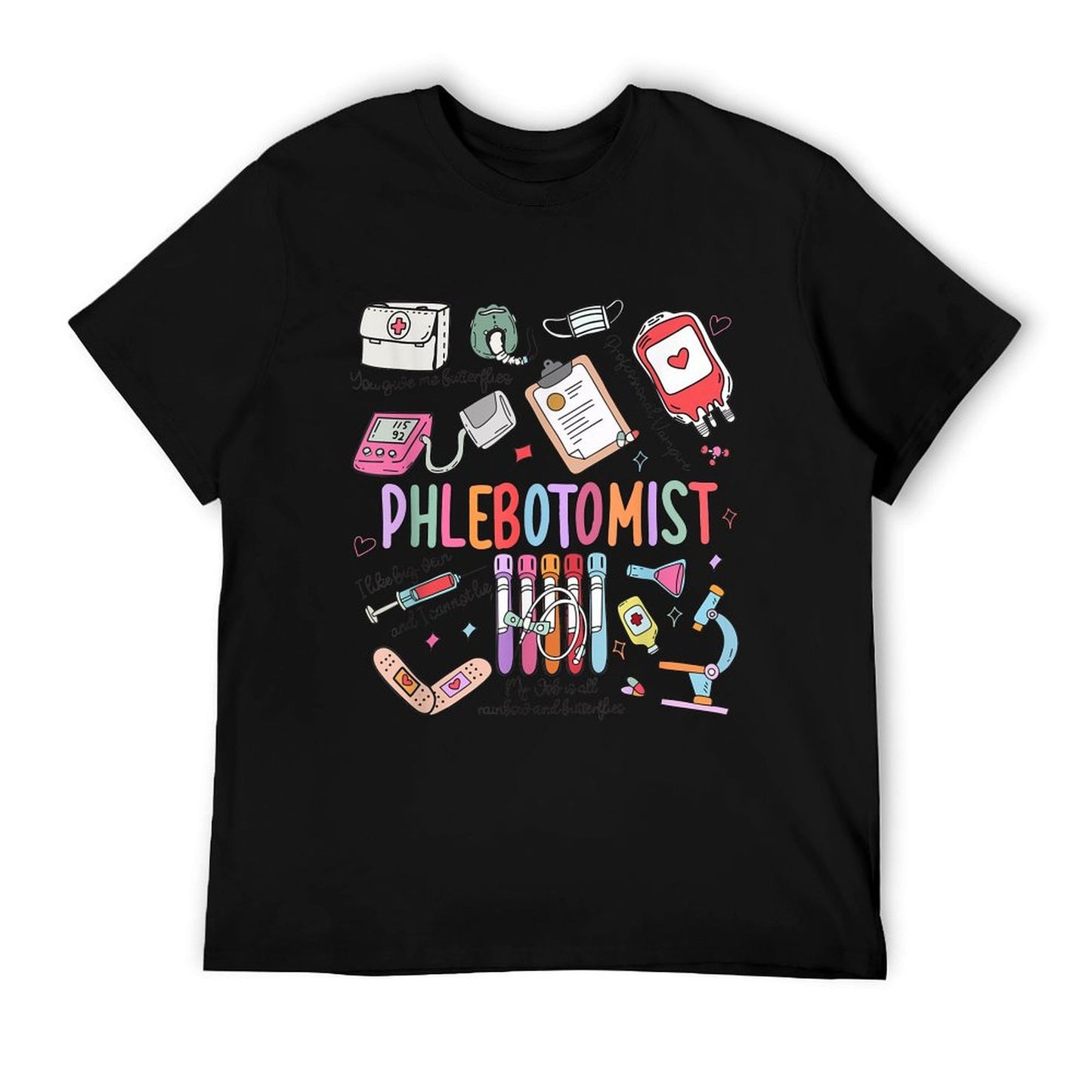 Women Phlebotomist Tech Phleb Tech Nurse Appreciation T-Shirt