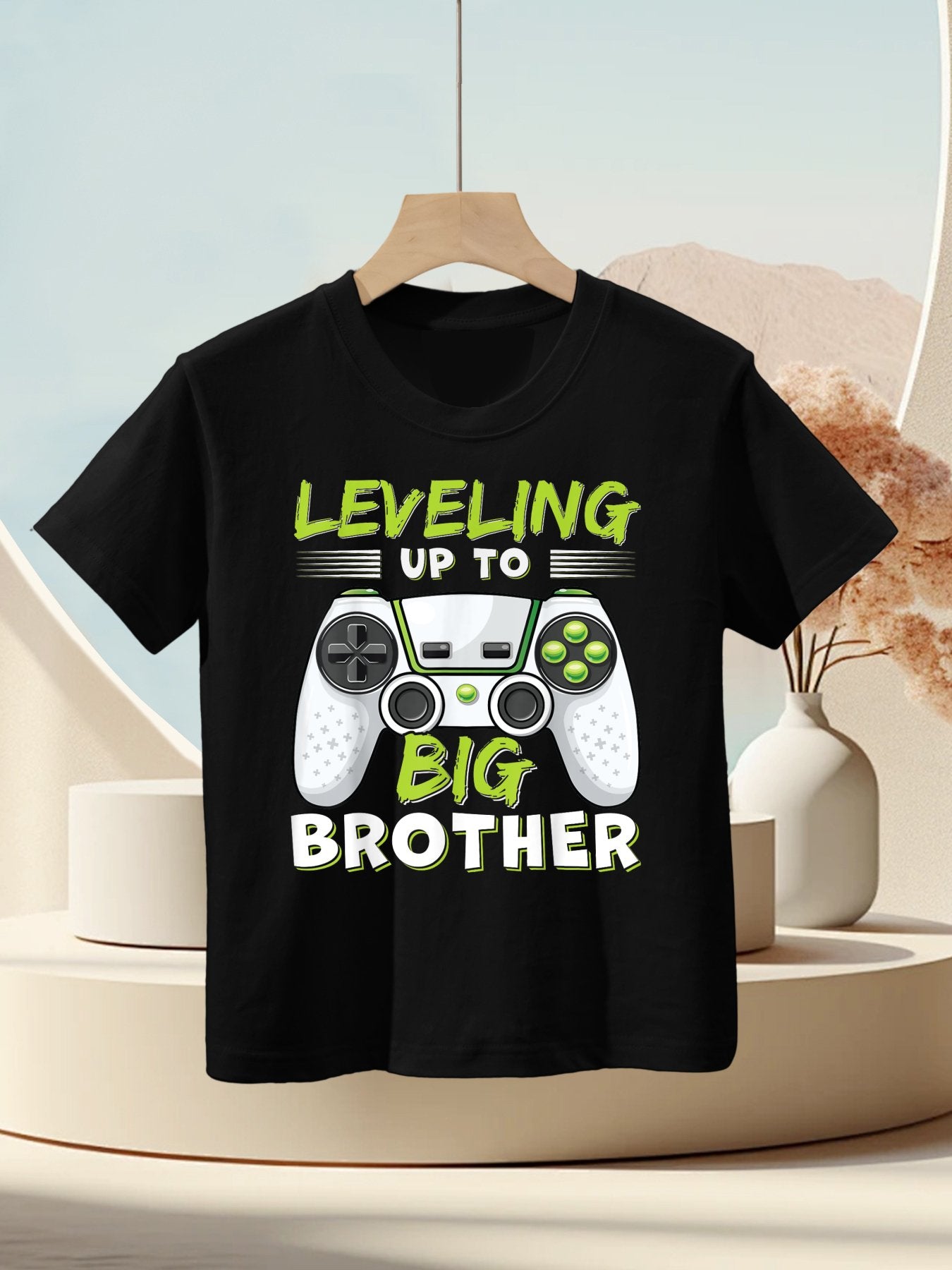 Leveling Up to Big Brother Kids T-Shirt