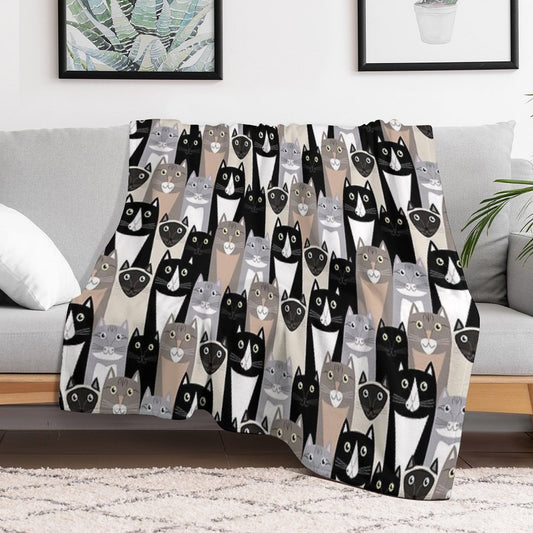 Cats #1 Throw Blanket