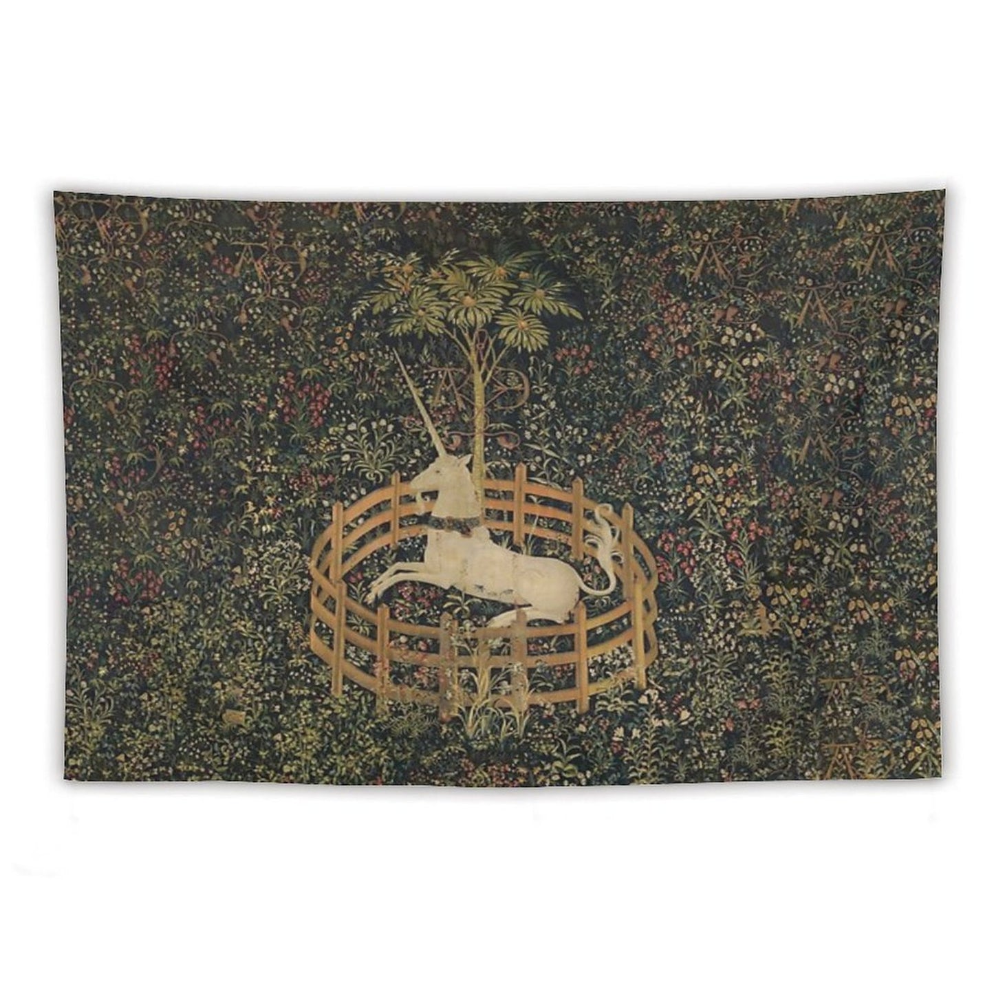The Unicorn Tapestry (The Unicorn Is in Captivity And No Longer Dead) Tapestry