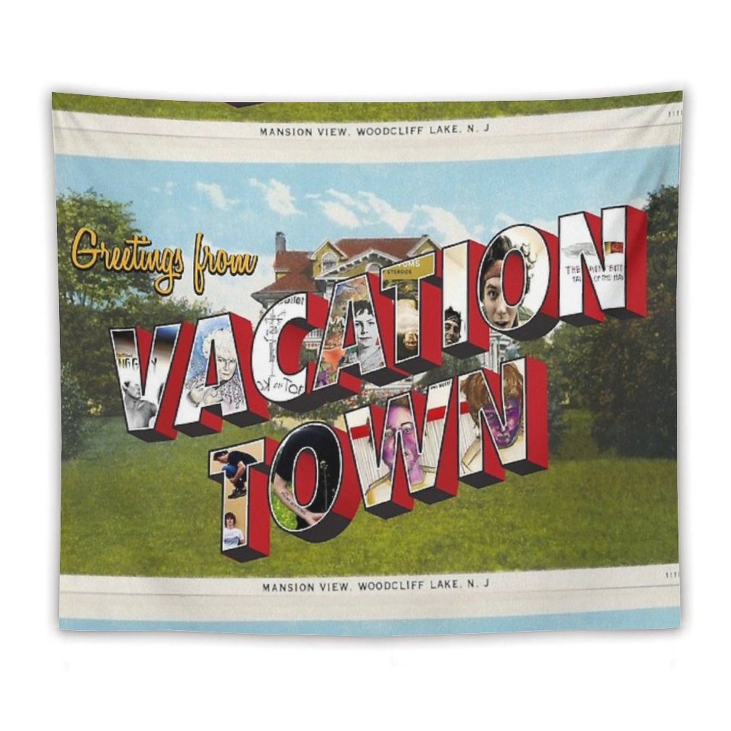 Vacation Town Postcard (TFB) Tapestry