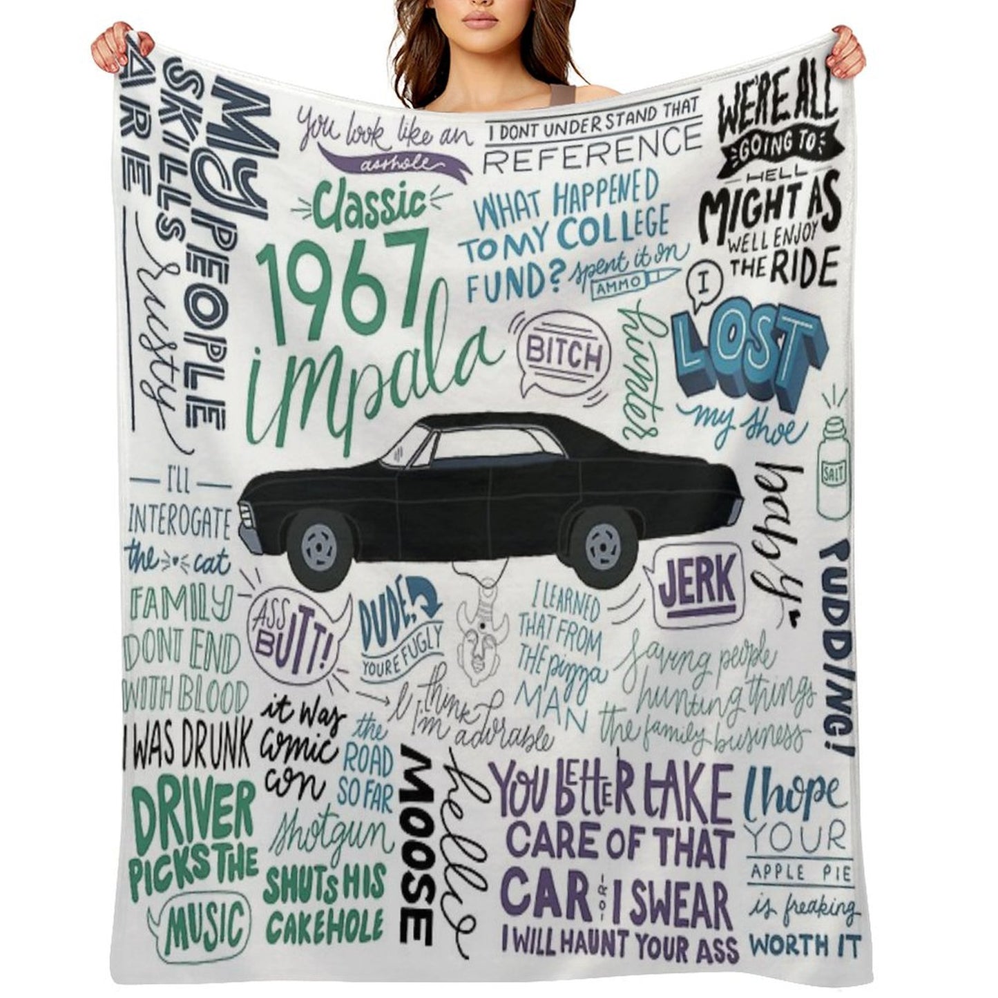 Supernatural Throw Blanket