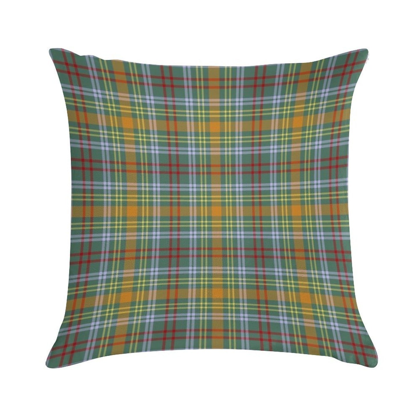 O'Brien Tartan Pattern Colorful Irish Plaid Soft Luxury Feel Throw Pillow