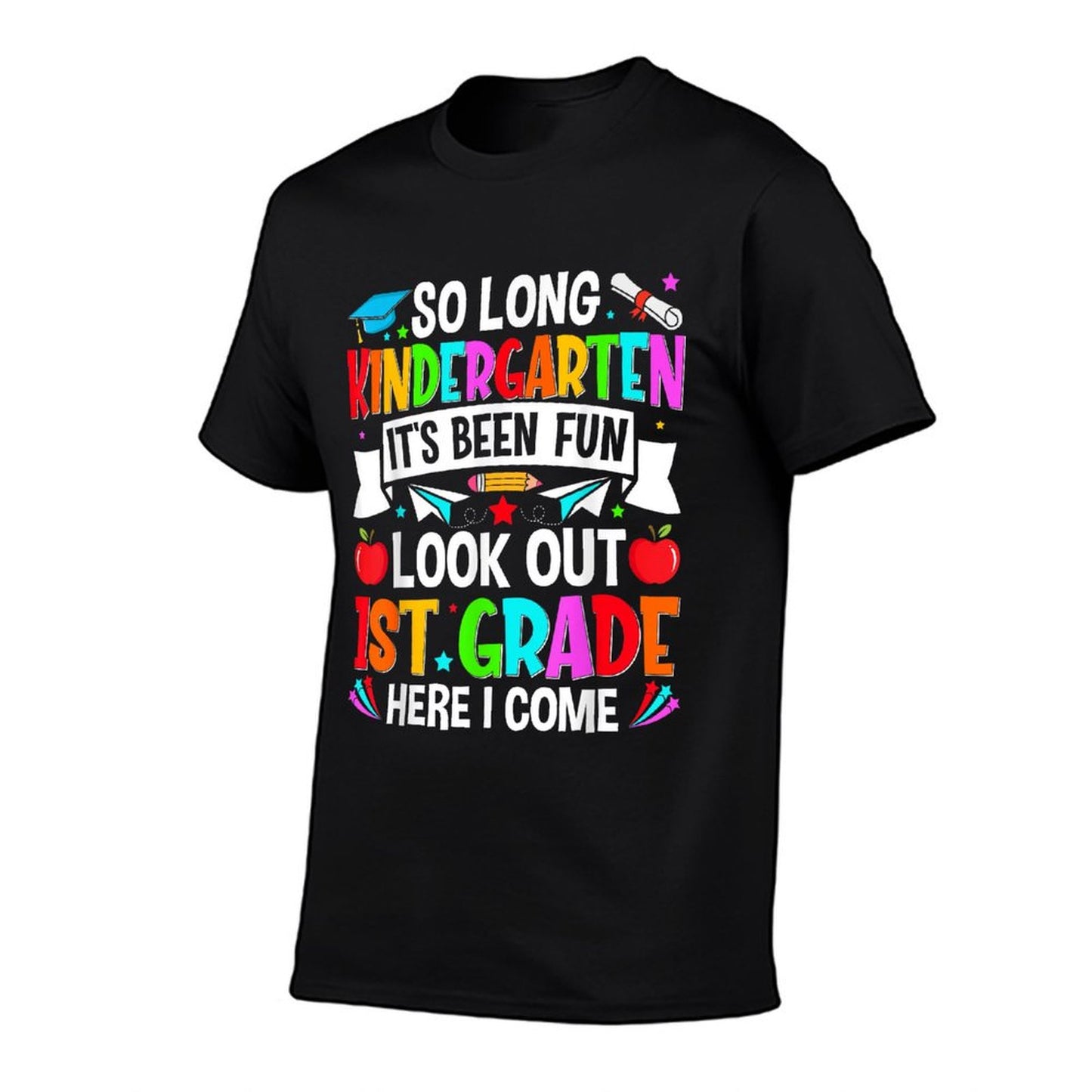 Kindergarten Graduation Shirt 2025 Kids Boys Girls Graduate T-Shirt