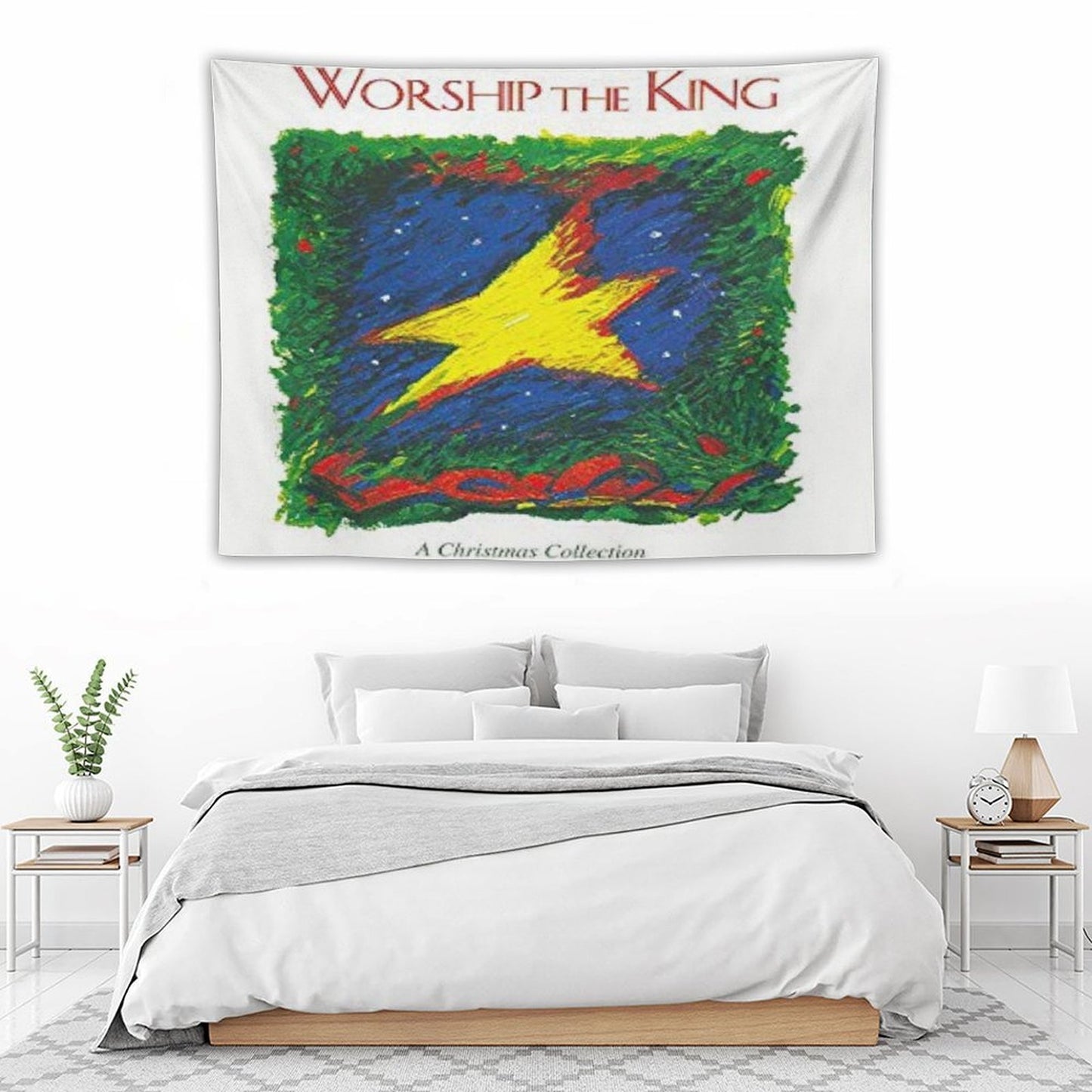 Worship The King A Christmas Collection Tapestry