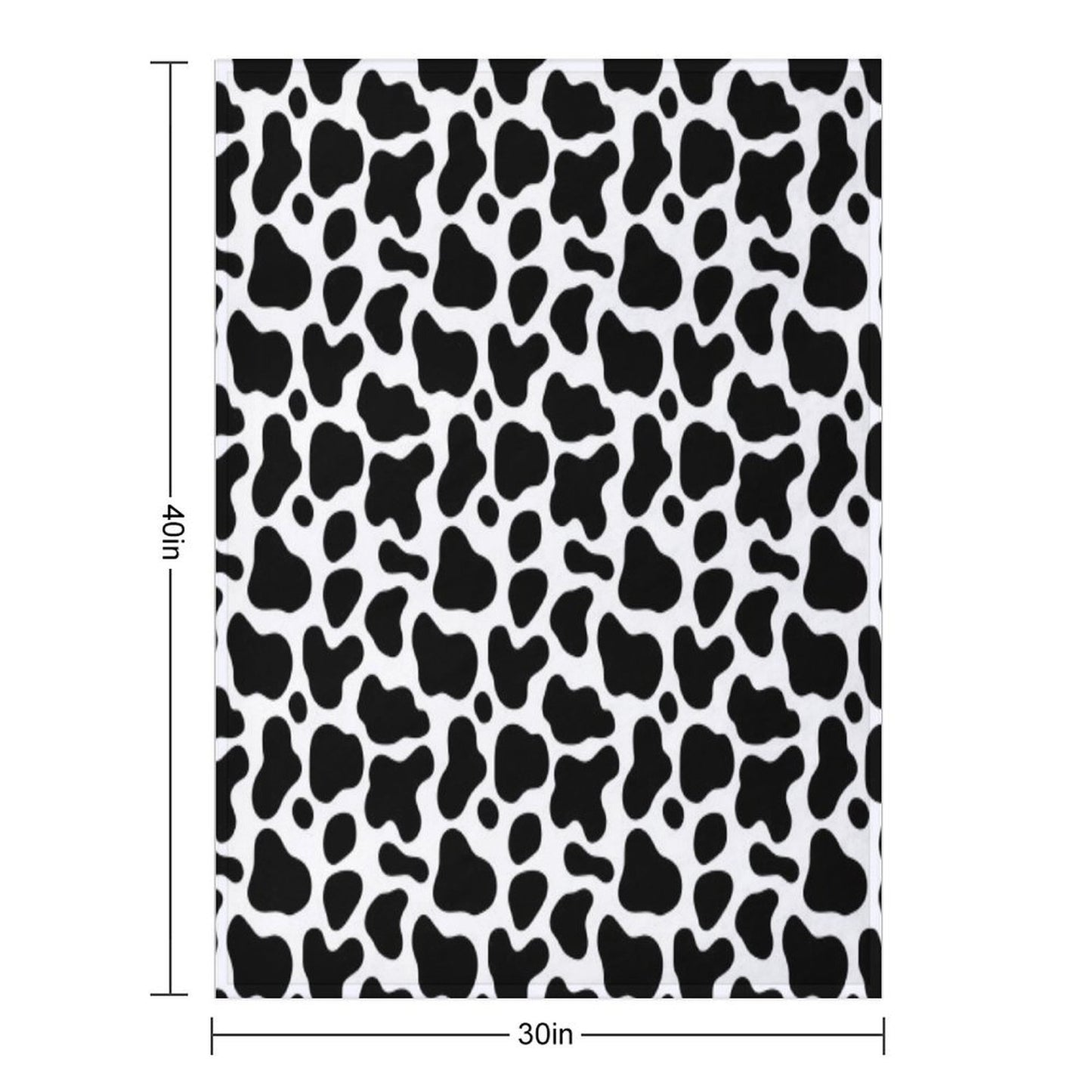 COW PRINT PATTERN Throw Blanket
