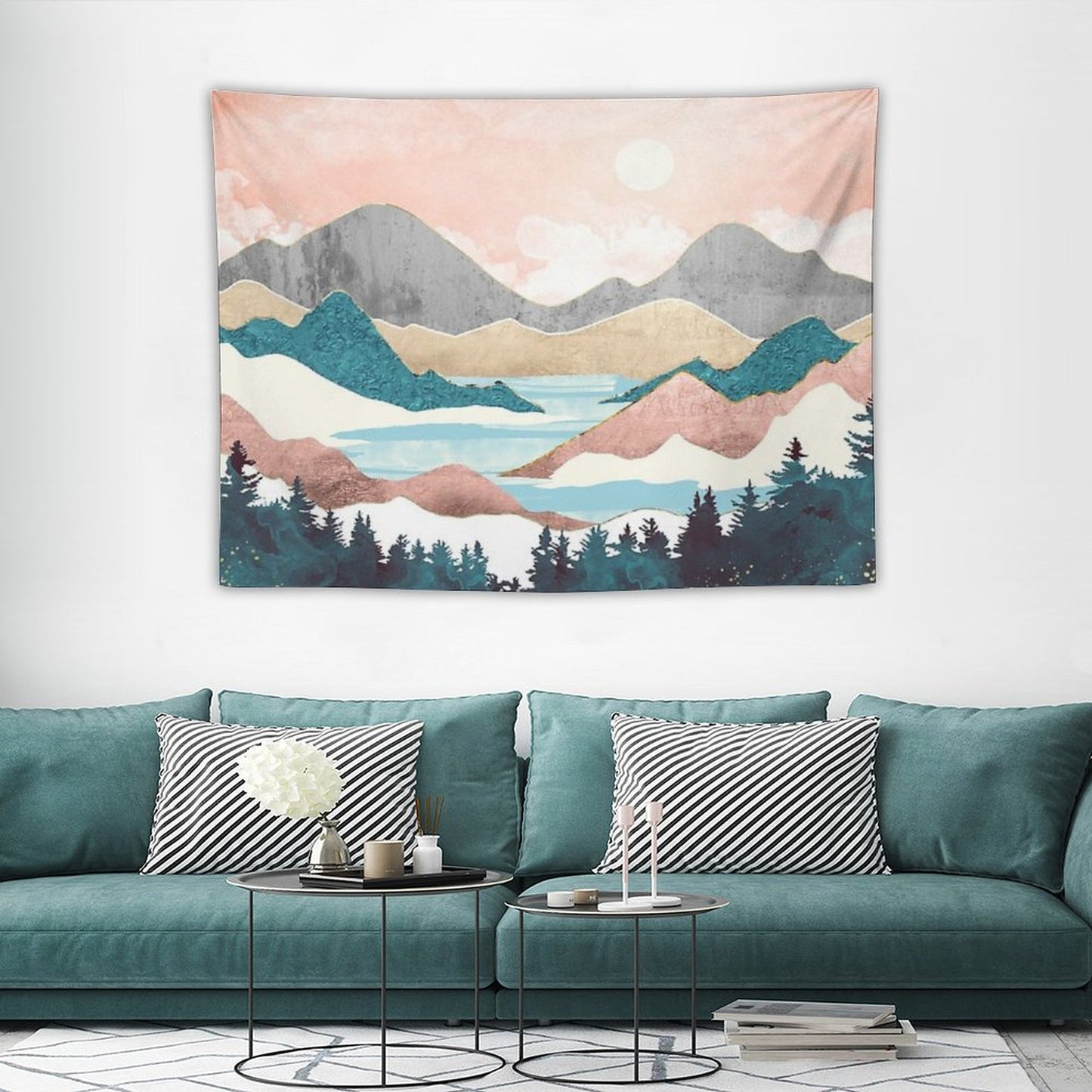 Lake Sunrise Tapestry