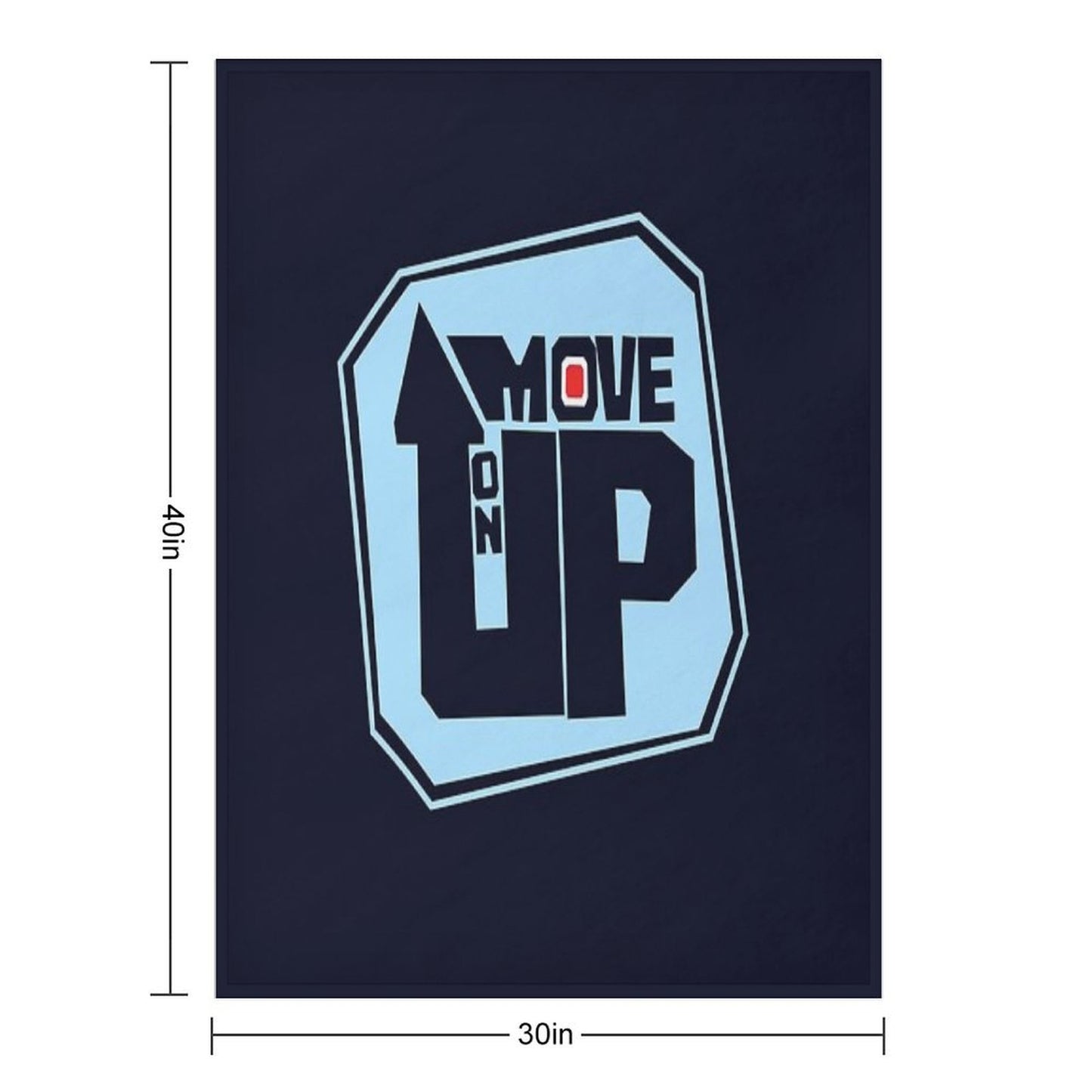 Move On Up Throw Blanket