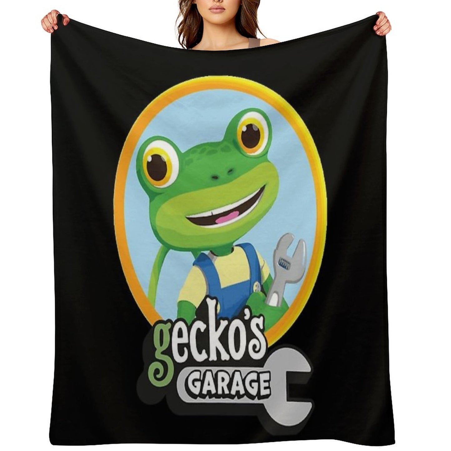 Kids Garage Gecko's GG Throw Blanket