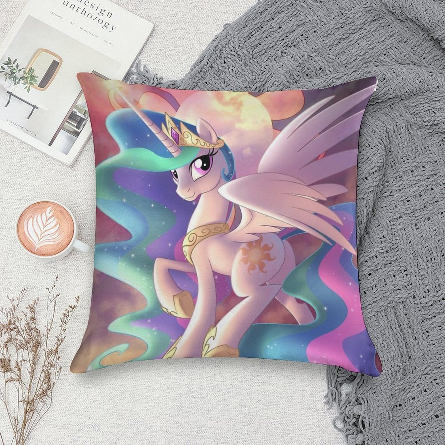 Deity of The Dawn Soft Fade-Resistant Throw Pillow
