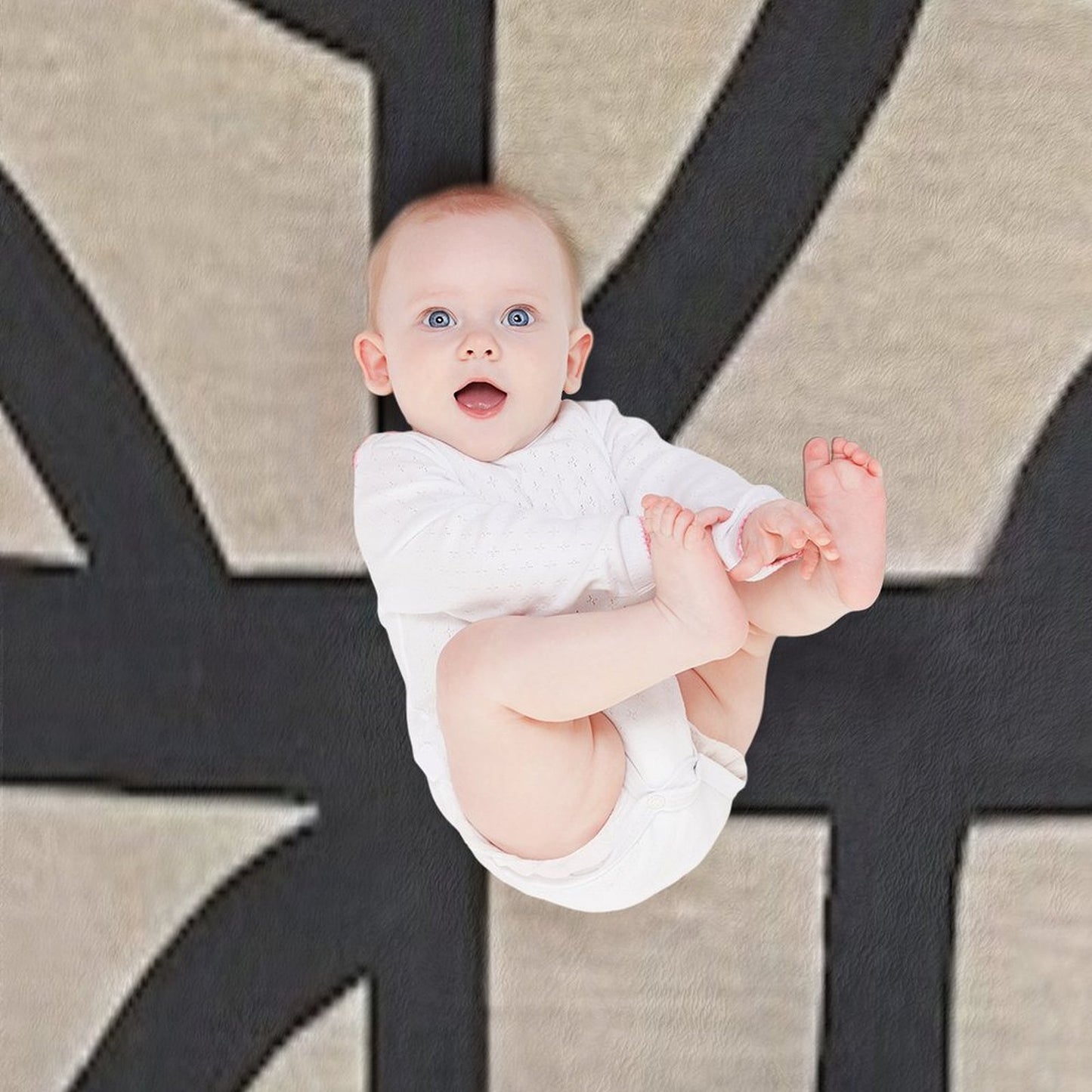 Tan & Black Throw Blanket