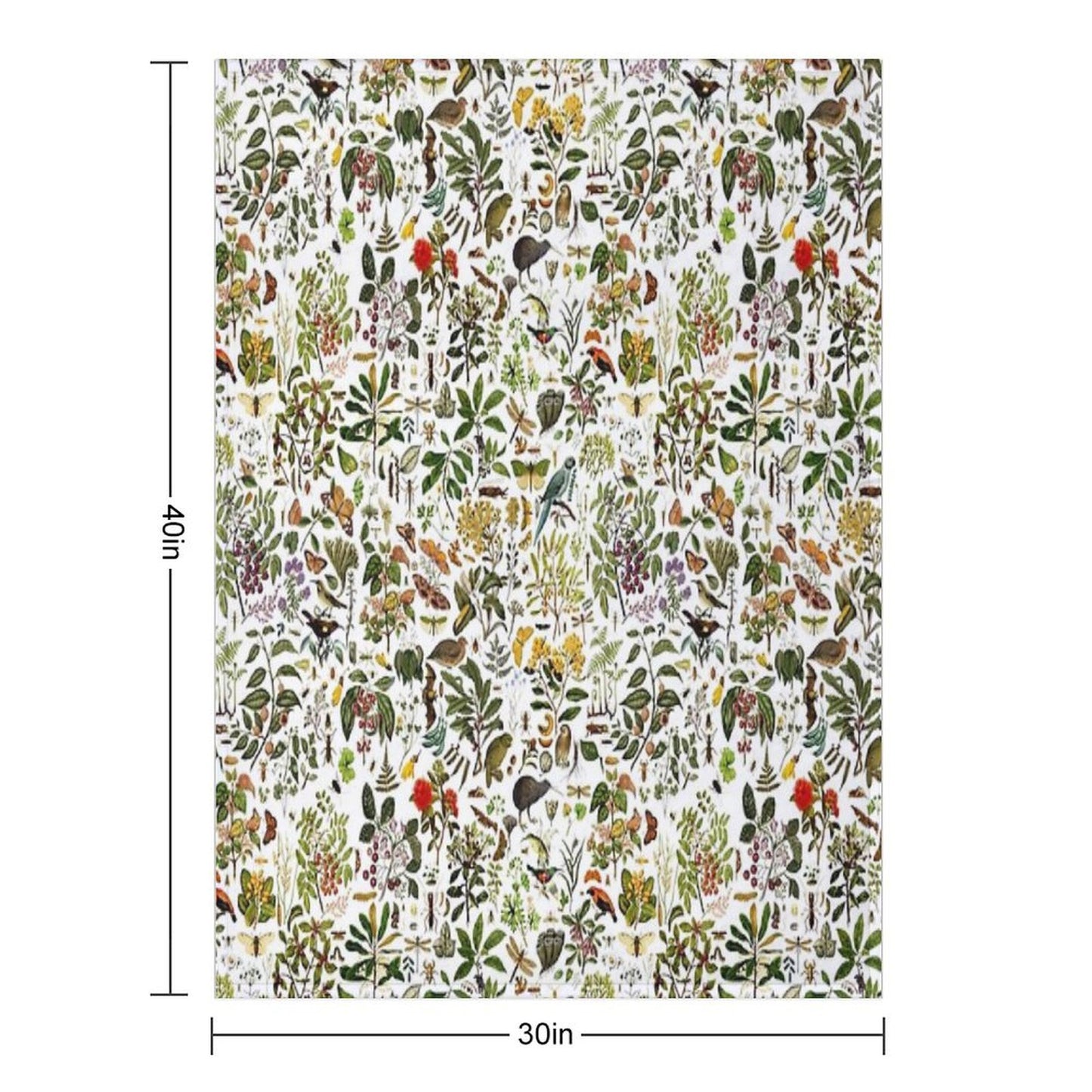 New Zealand Biology Throw Blanket