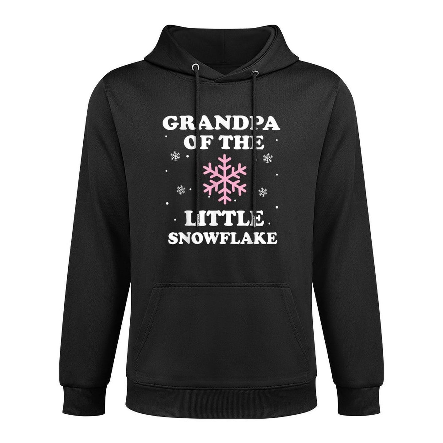 Grandpa of The Little Snowflake Christmas Baby Shower Girl Colorfast Hoodie