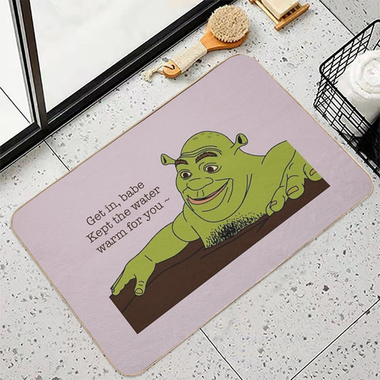Shrek’s ❤️Hot❤️ Tub Bath Mat