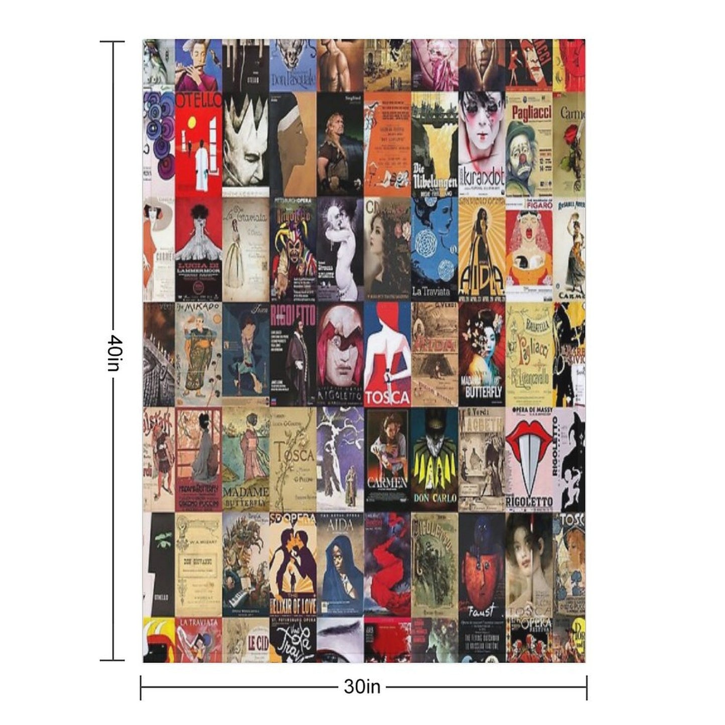 Opera Throw Blanket