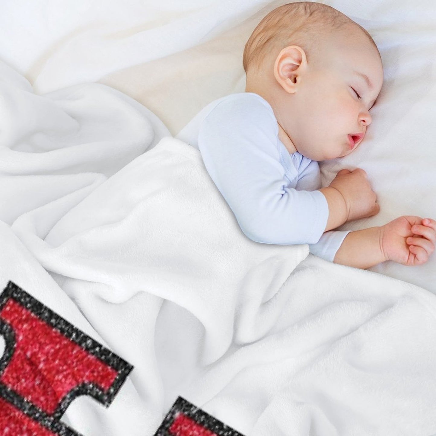 Utampa Glitter Logo Throw Blanket