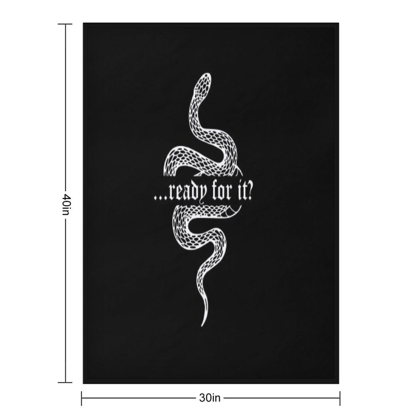 Are You Ready for It Rep Tv Throw Blanket